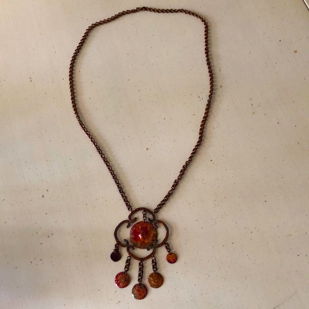 Vintage copper necklace